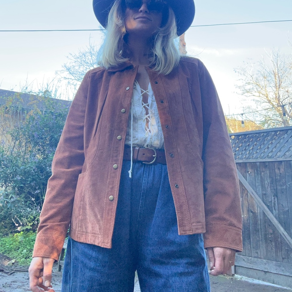 Vintage Coldwater Creek Suede Jacket